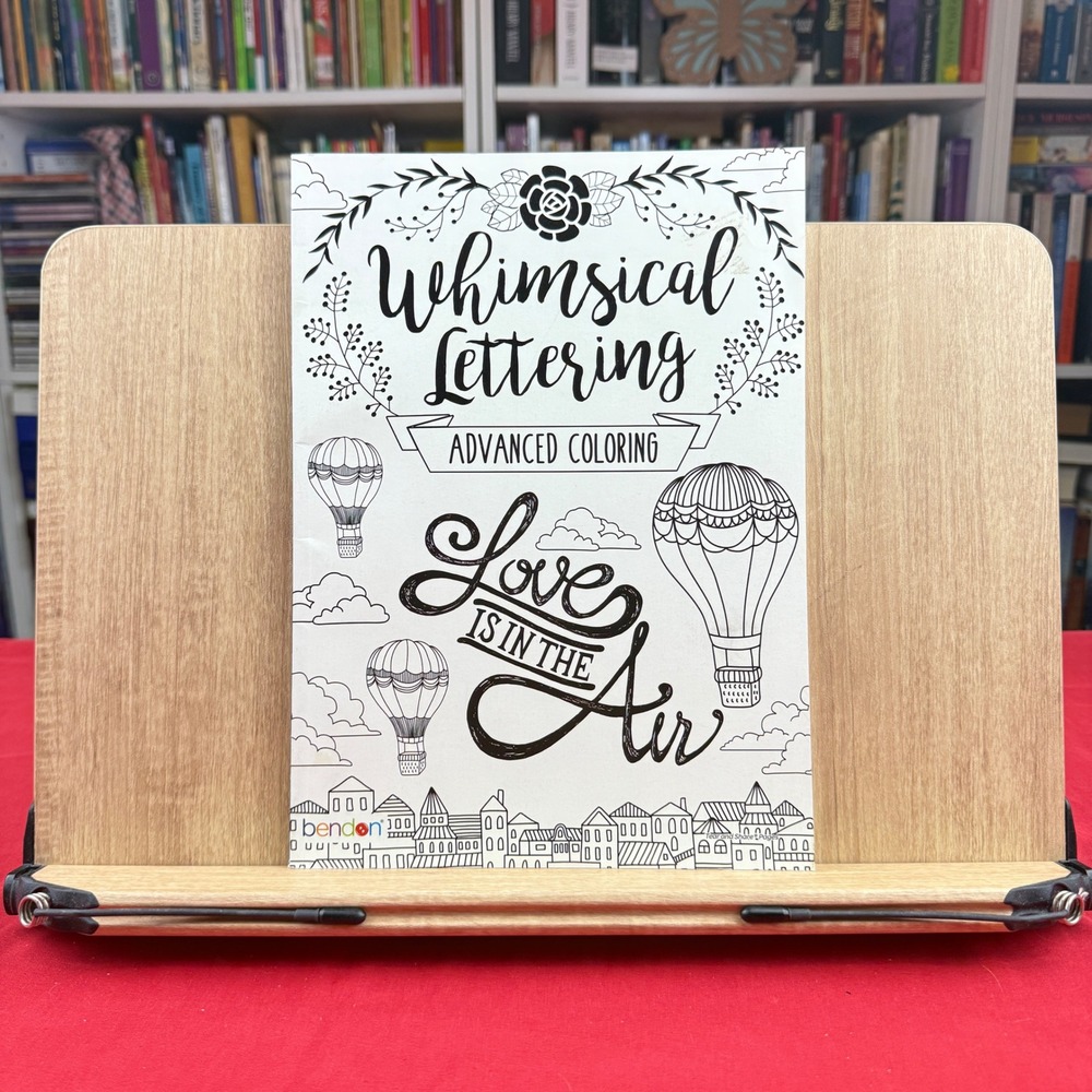Bendon Whimsical Lettering Advanced Coloring Book Love Is In The Air 30+ Pages